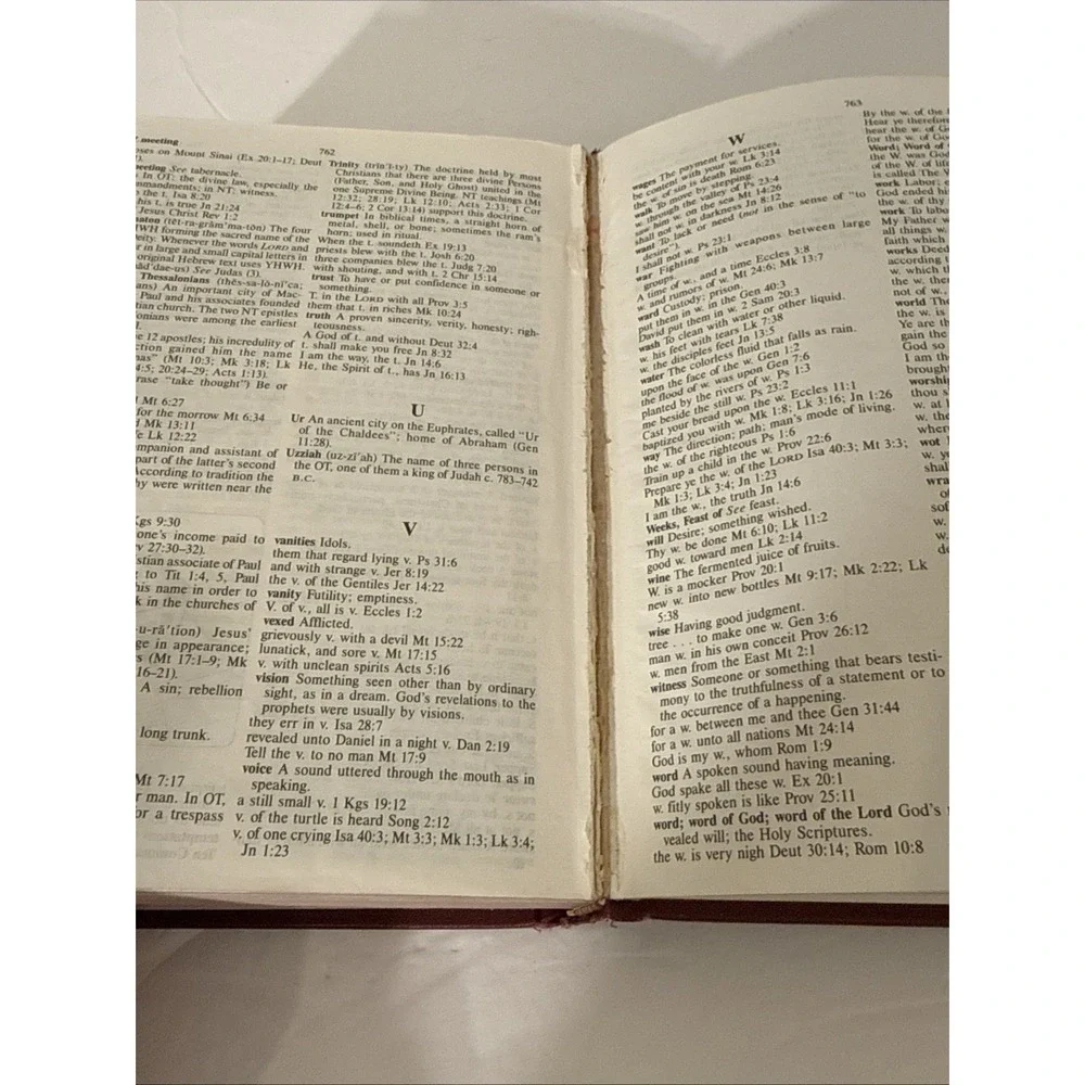 Holy Bible‎ King James Version Red Letter Thomas Nelson Hardcover 1984 KJV